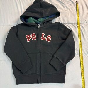 Polo by Ralph Lauren Kids Black Zip-Up Hoodie